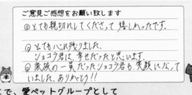 お客様の声の画像１